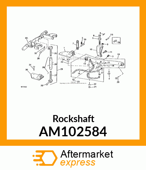 Rockshaft AM102584