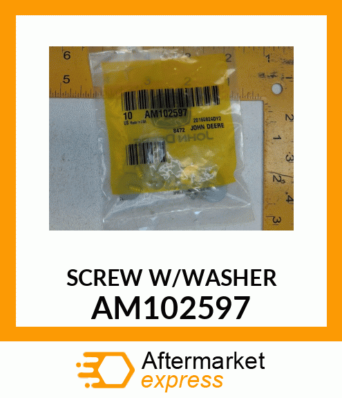 SCREW AND WASHER ASSEMBLY AM102597