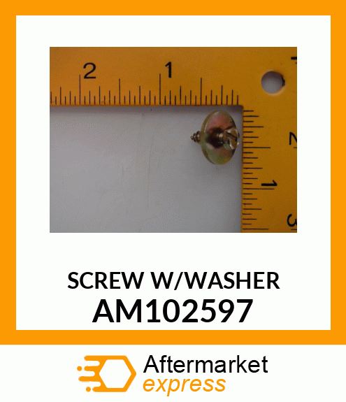 SCREW AND WASHER ASSEMBLY AM102597