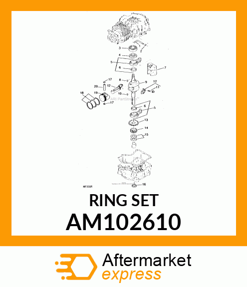 PISTON RING SET STD. AM102610