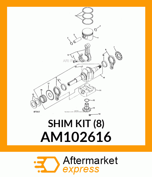 SHIM KIT (8) AM102616