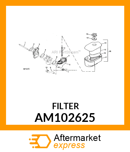 AIR FILTER ASSEMBLY AM102625