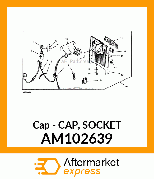 Cap - CAP, SOCKET AM102639