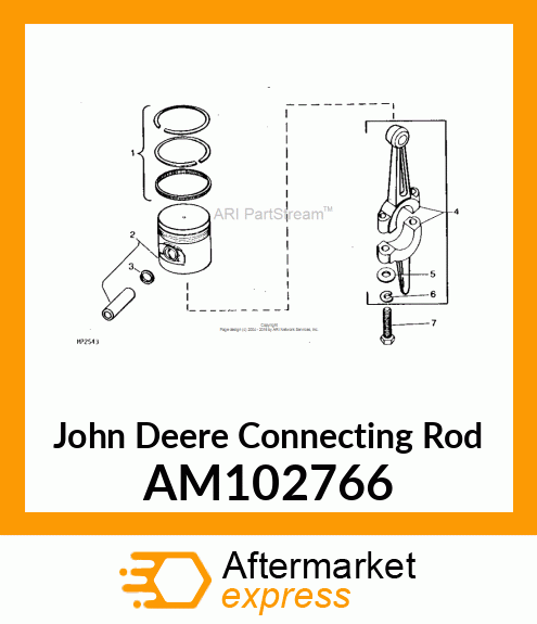 CONNECTING ROD STD. AM102766