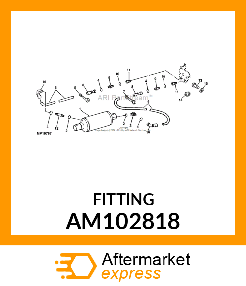 ELBOW FITTING AM102818