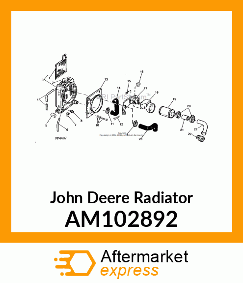 RADIATOR ASSEMBLY AM102892