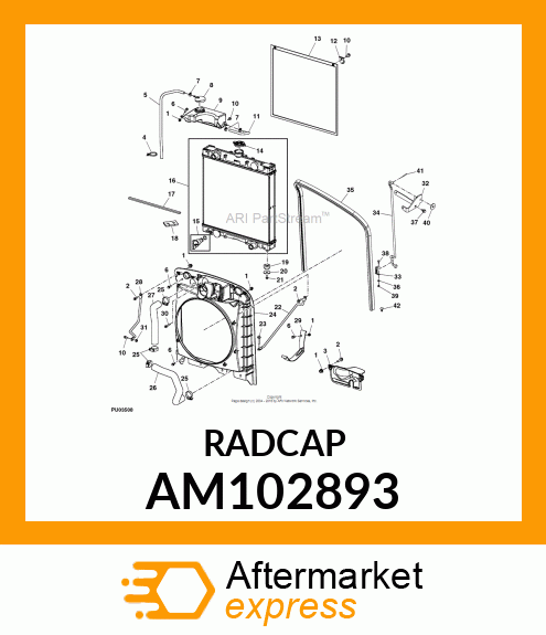 FILLER CAP, RADIATOR CAP AM102893