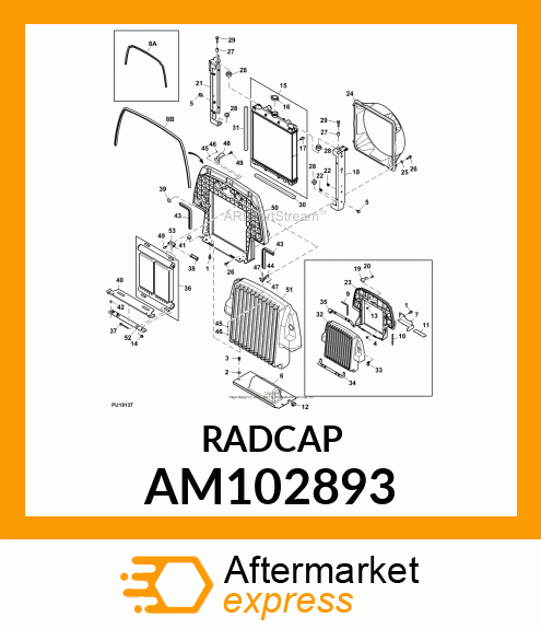 FILLER CAP, RADIATOR CAP AM102893