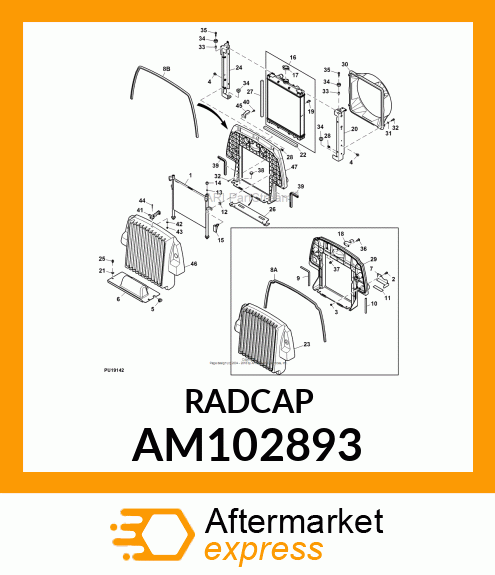 FILLER CAP, RADIATOR CAP AM102893