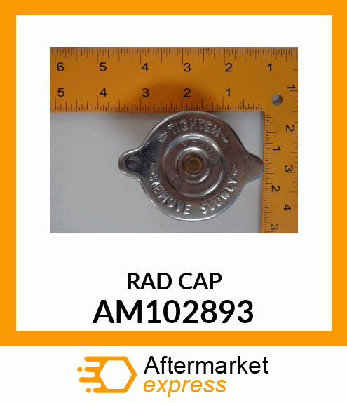 FILLER CAP, RADIATOR CAP AM102893