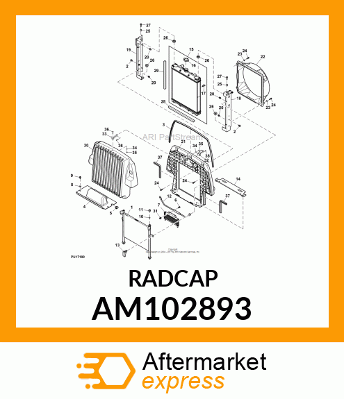 FILLER CAP, RADIATOR CAP AM102893