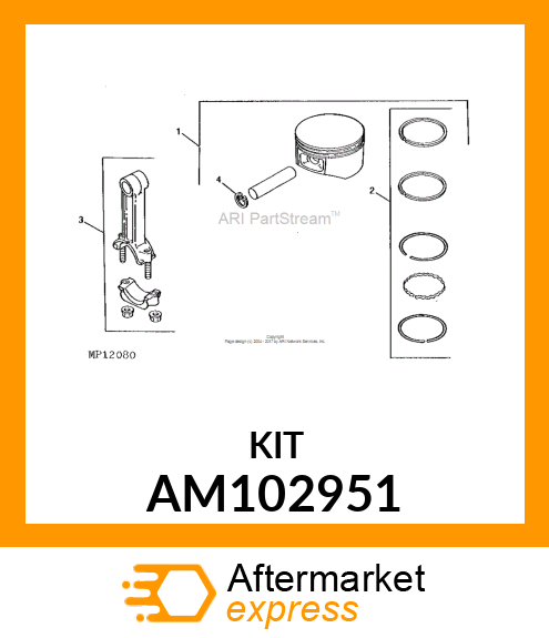 KIT, RING SET, STD. AM102951