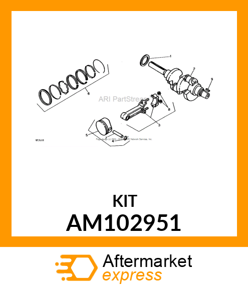 KIT, RING SET, STD. AM102951