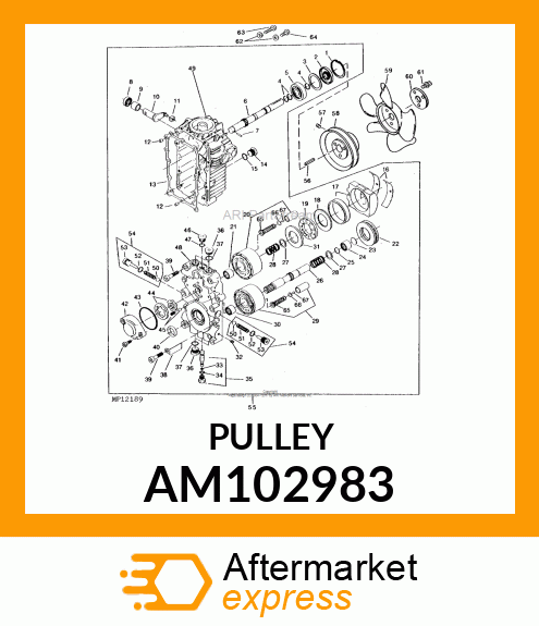 Pulley - SHEAVE, WELDED AM102983
