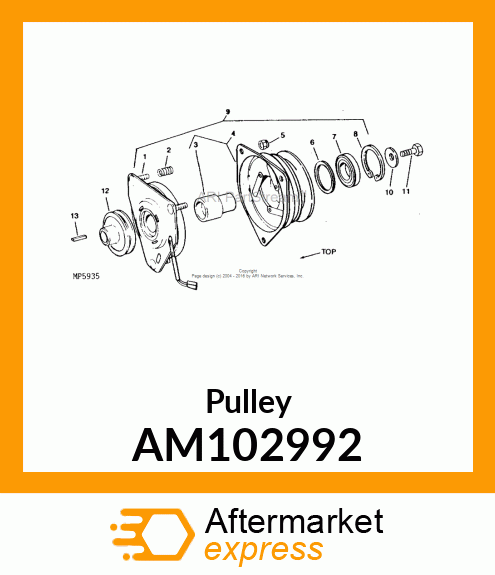 Pulley AM102992