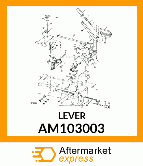 LEVER, LEVER, WELDED LIFT AM103003