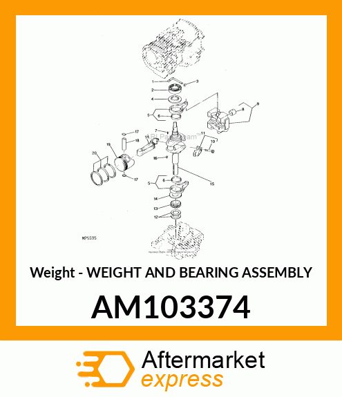 Weight & Bearing Asm AM103374