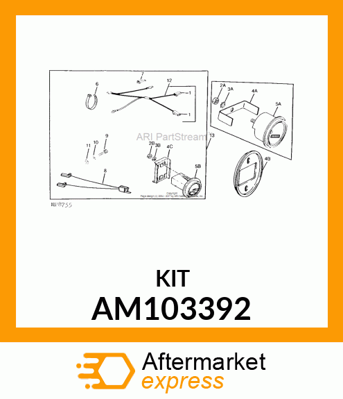 Hour Meter - HOURMETER KIT AM103392