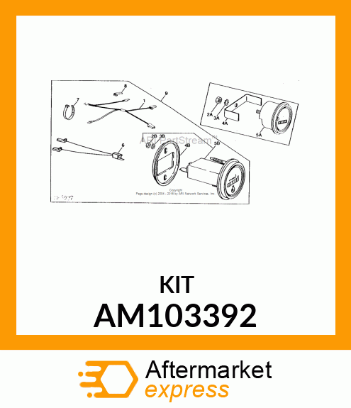 Hour Meter - HOURMETER KIT AM103392