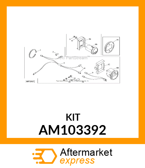 Hour Meter - HOURMETER KIT AM103392