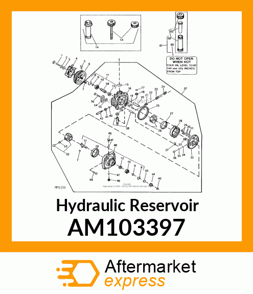 Hydraulic Reservoir AM103397