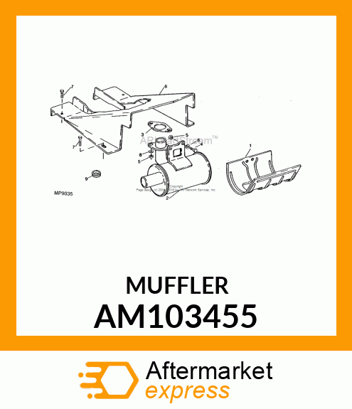 Muffler AM103455