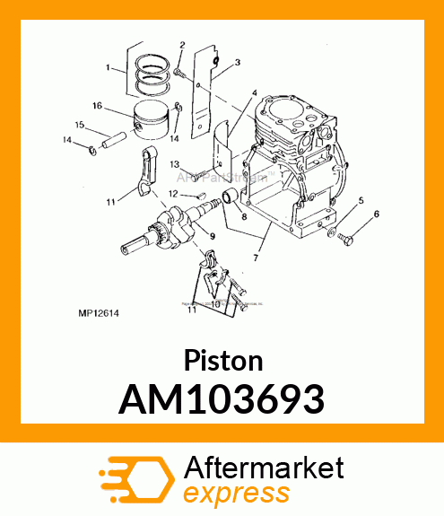 Piston AM103693