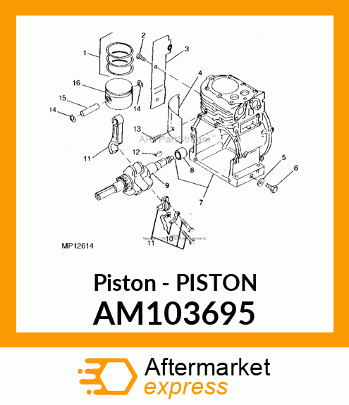 Piston AM103695