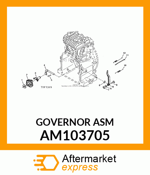 Governor Asm AM103705