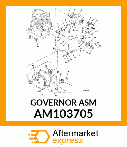 Governor Asm AM103705