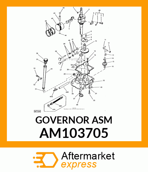 Governor Asm AM103705