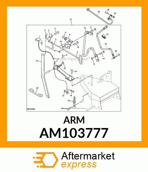 ARM, ARM, WELDED AM103777