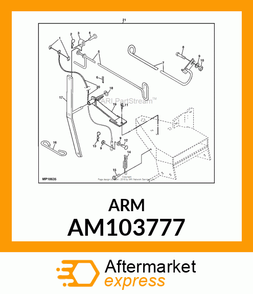 ARM, ARM, WELDED AM103777