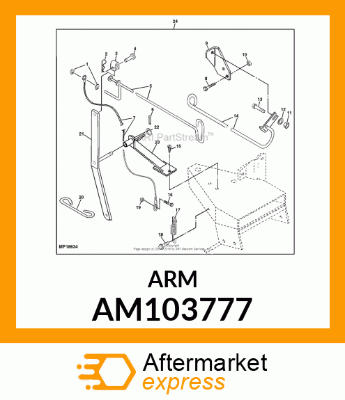 ARM, ARM, WELDED AM103777