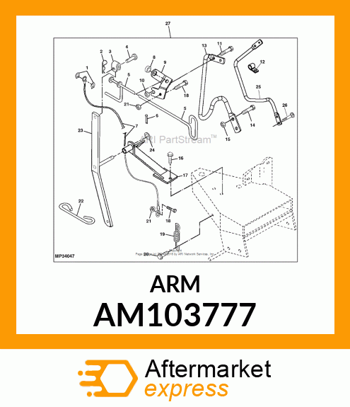 ARM, ARM, WELDED AM103777