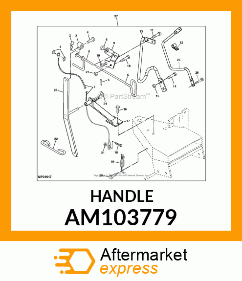 HANDLE AM103779