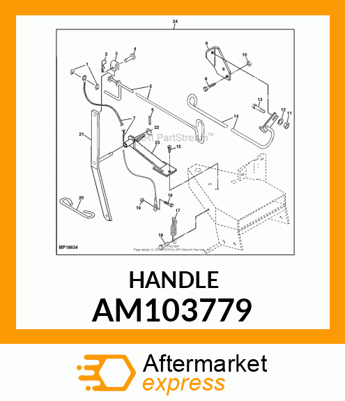 HANDLE AM103779