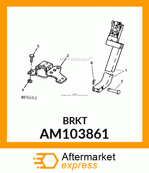 POST, POST, WELDED AM103861