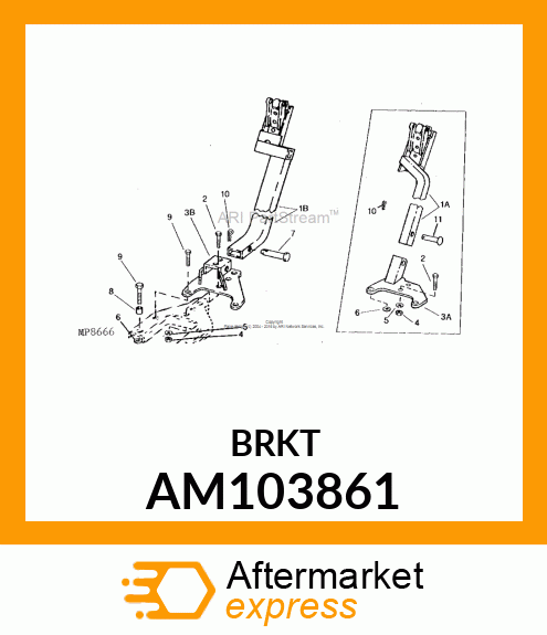 POST, POST, WELDED AM103861