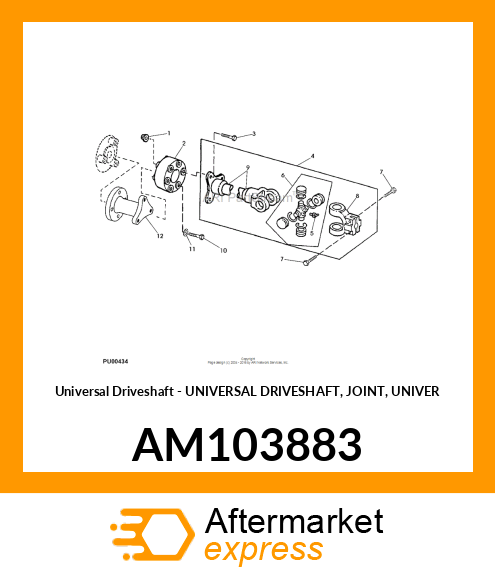 Universal Driveshaft AM103883