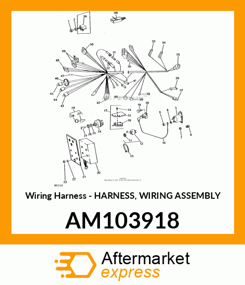 Wiring Harness - HARNESS, WIRING ASSEMBLY AM103918