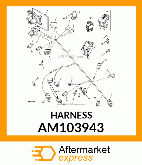 Wiring Harness AM103943