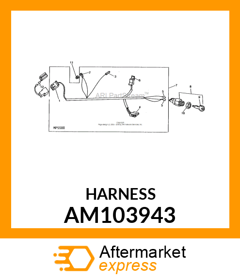 Wiring Harness AM103943