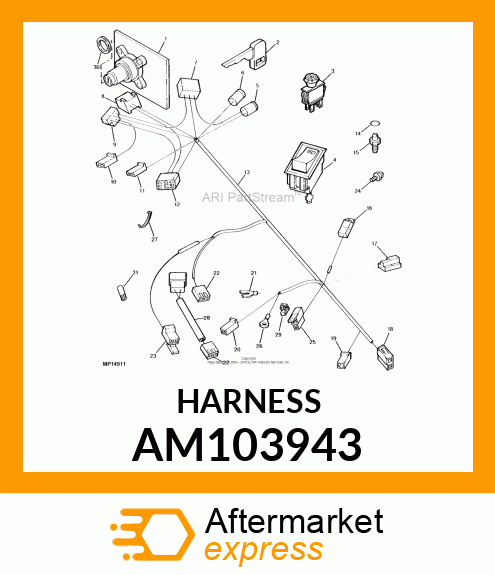 Wiring Harness AM103943