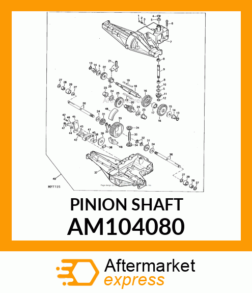 Pinion Shaft AM104080