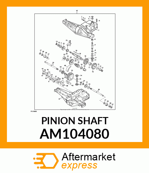 Pinion Shaft AM104080