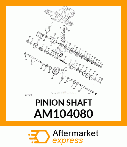 Pinion Shaft AM104080