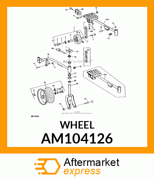 WHEEL, ANTI AM104126