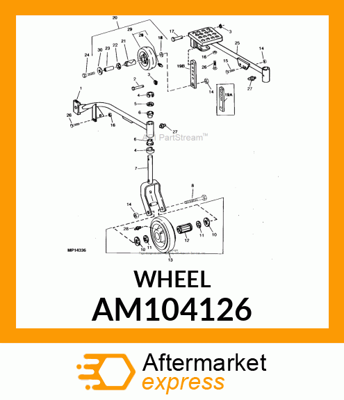 WHEEL, ANTI AM104126