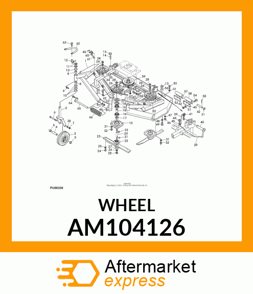 WHEEL, ANTI AM104126